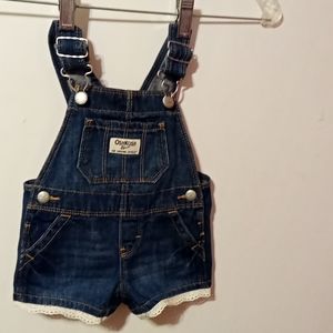 Osh Kosh Bigosh girl overalls Size 6mos.